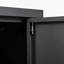 Armoire de rangement en métal avec portes verrouillables et tablette réglable-1809251305
