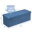 Banc de rangement à couvercle rabattable rembourré-1836361568
