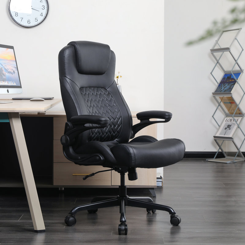 Lozhin Executive Chair with Headrest, Black