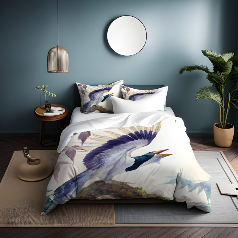 Polyester Animal Print Duvet Cover, King Duvet Cover + 2 King Shams