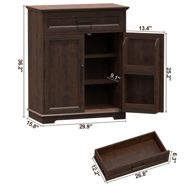 Armoire autoportante, Cerisier