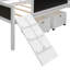 Lit mezzanine en bois avec deux boîtes de rangement-651882955