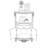 Corner Triangle Cabinet with Storage