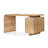 Amelia Curved Solid Wood Writing Desk