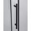 Porte de douche coulissante simple sans cadre l 60 po x H 76 po avec verre trempé transparent de 3/8 po (10 mm)
