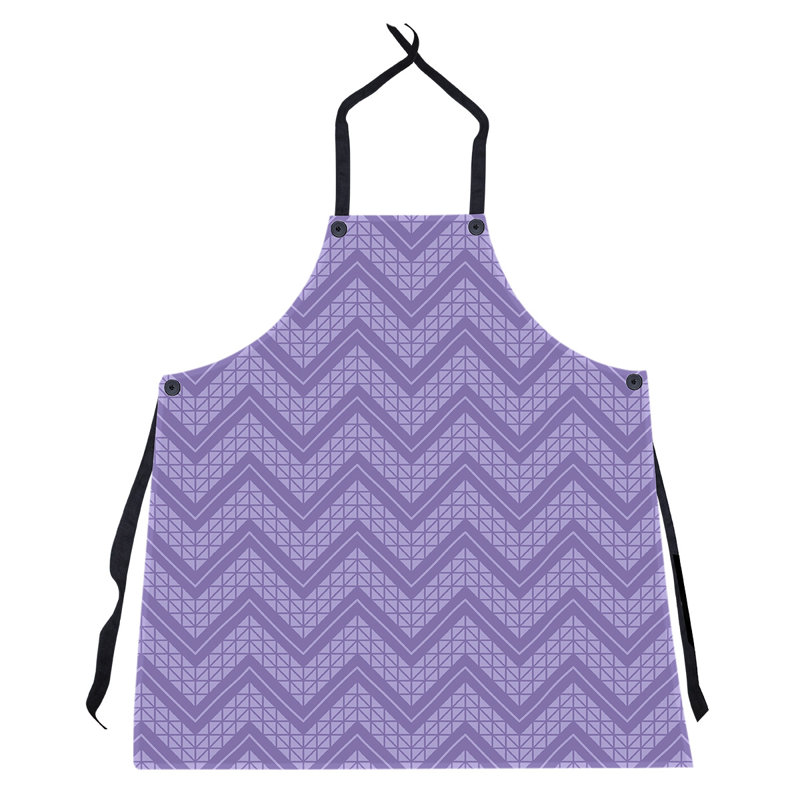 Stephenie Bib Apron, Purple/Light Purple
