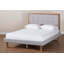 Grand lit tapissier Cicenia, gris clair / noyer cendré l 63,80 po x L 83,40 po x H 58,30 po-414398496-414239934