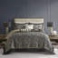 Couvre-lit noir avec bordure unie pour très grand lit-127224500-127224501