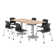 72" L Rectangular Breakroom Table and Chair Set