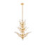 Lustre étagé de style bougie à 13 lumières avec cristal Stever-26824292-26824293