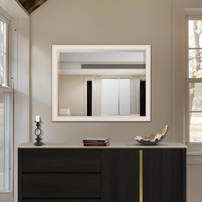 Miroir de coiffeuse perlé