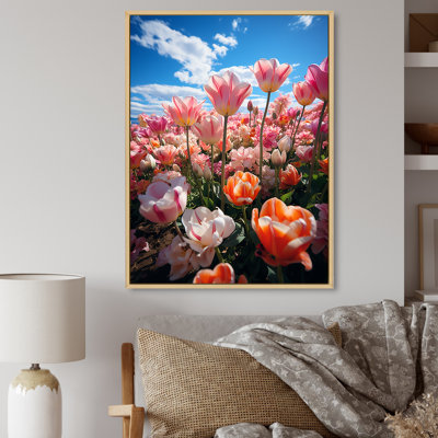 Tulips Fields Of Color II Tulips Fields Of Colour II - Print on Canvas