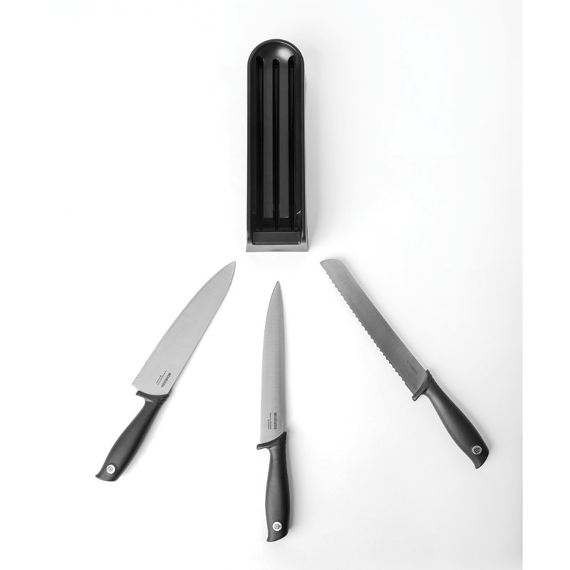 Tasty+ In-Drawer Knife Organizer plus 3 knives