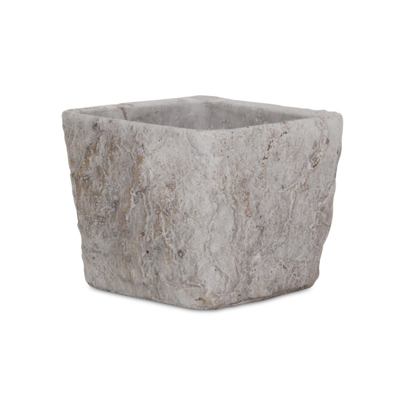 Jameel Handmade Planter Box, 4.5" H x 5" W x 5" D