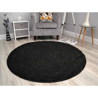Juwon Solid Colour Shag Area Rug