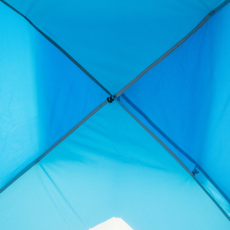 Tente de camping pour 4 personnes, Bleu / blanc