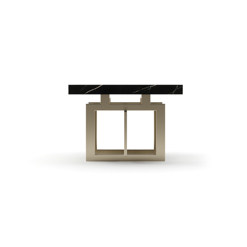 Wish You Were Here 60" Rec Cktl Tbl Dk, 17" H x 48" L x 24" W, Black