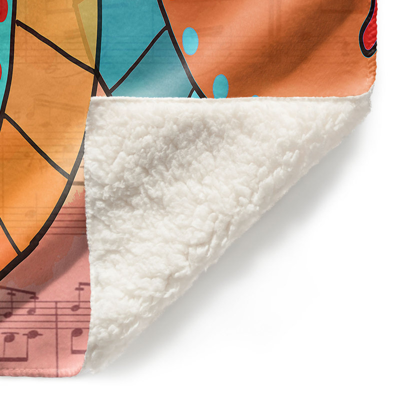  Couverture douce en sherpa, 51 po x 60 po