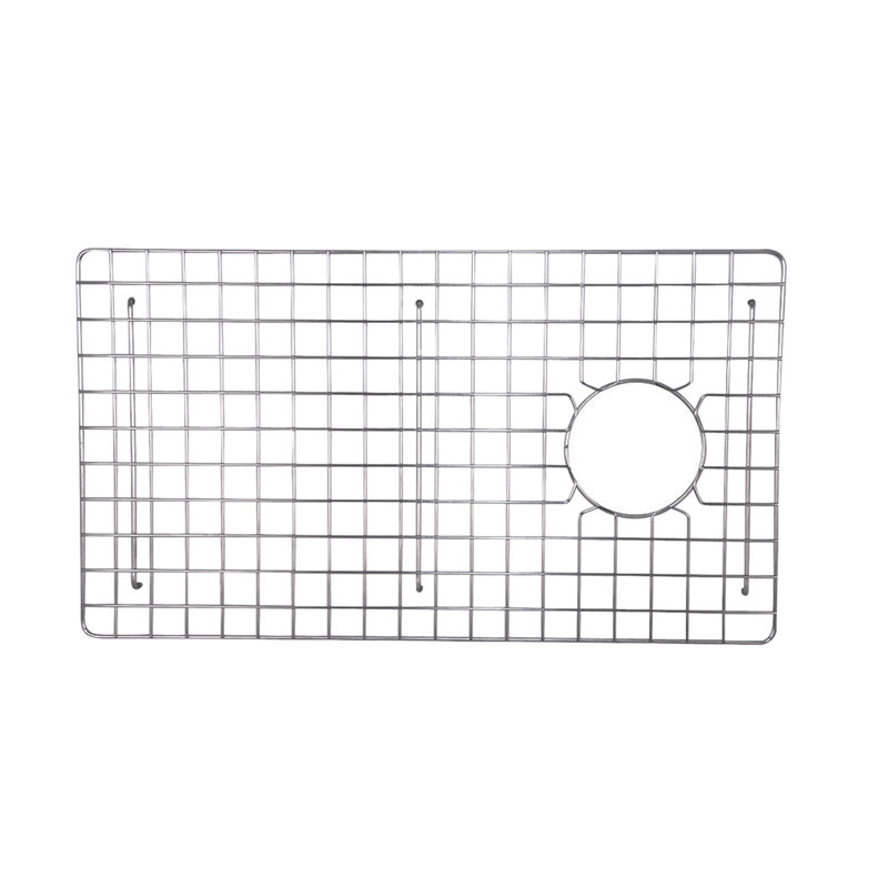 Stainless Steel Wire Sink Grid with Rubber Feet Covers