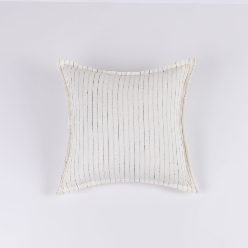 Cambria Linen Square Pillow Cover & Insert