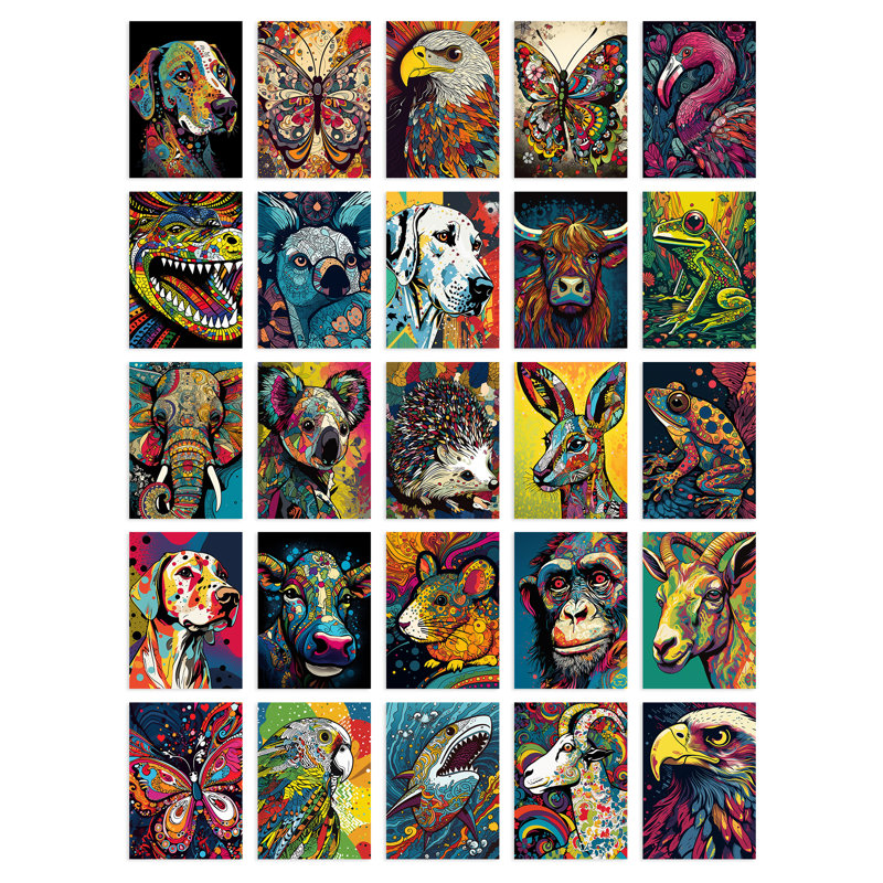 Bashee 50 Piece No Frame Print