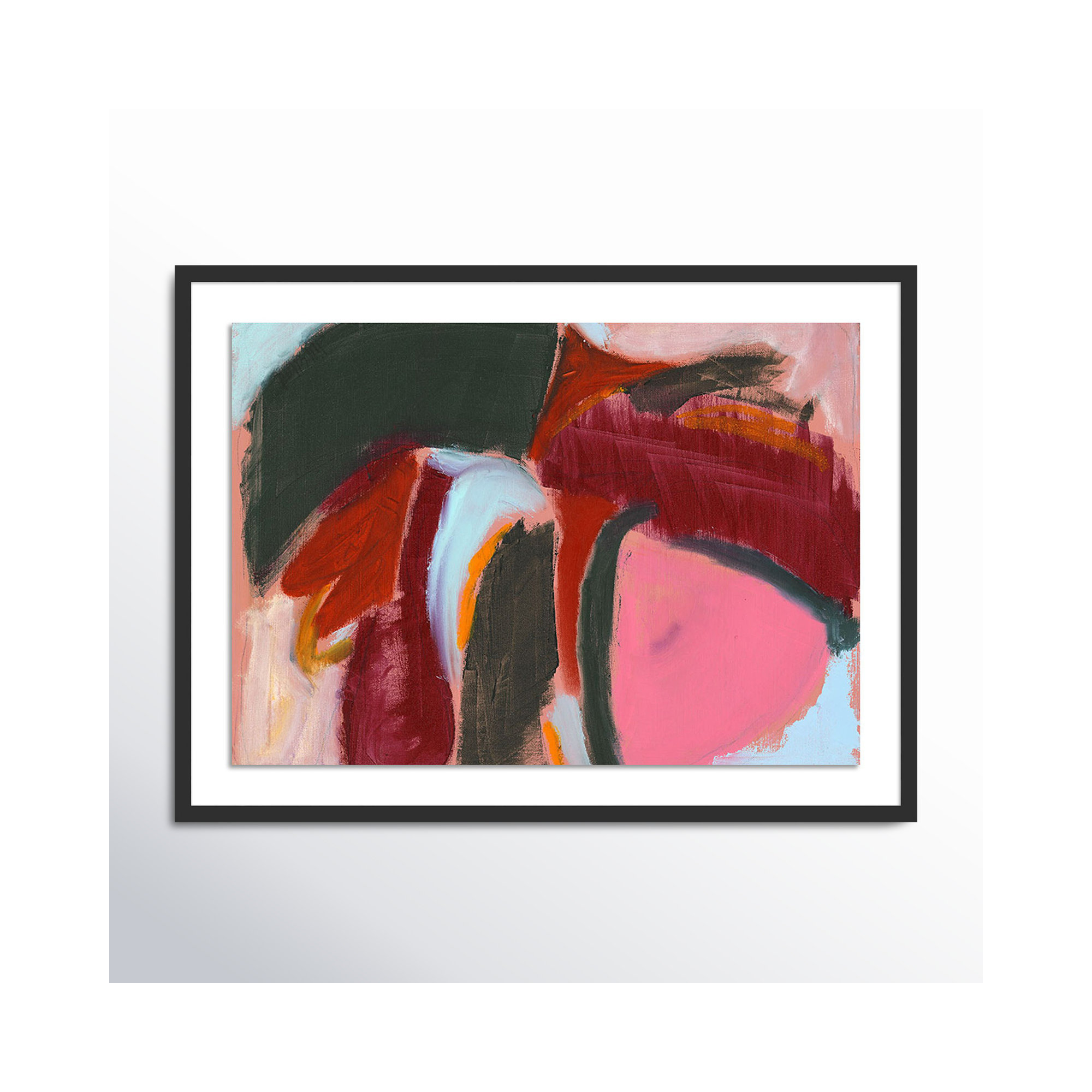 Ocean by Jill Elliott, Black, 36" H x 48" W x 2.5" D