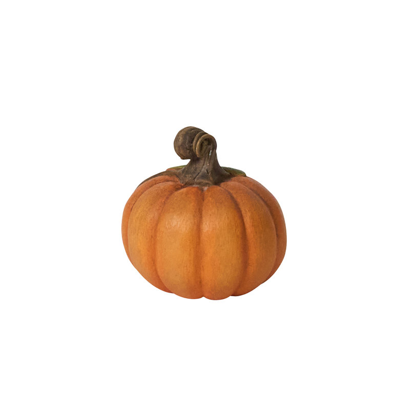 Forest Walk Pumpkin Place Card Holder, Orange;Brown;Green
