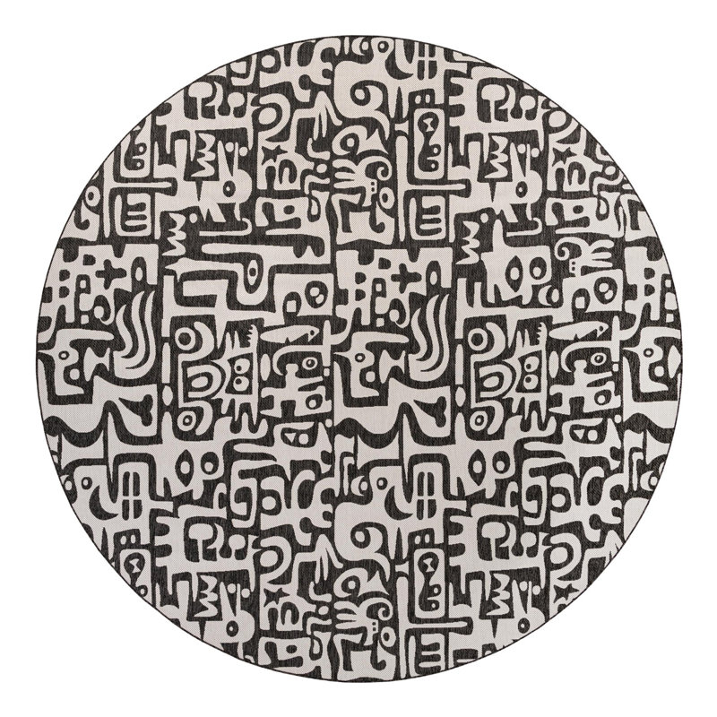 Tapis Lyric Hower, Rond 13 pi 1 po