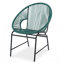 Ensemble de 2 chaises d'extérieur NUSA