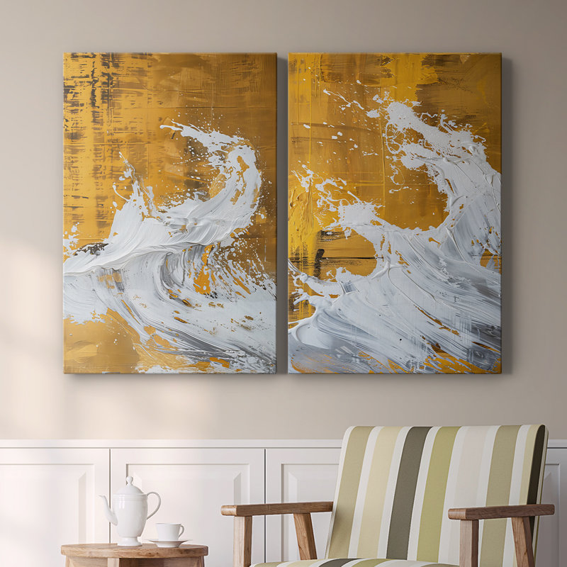 ABSTRACT Series CDXXI-Premium Gallery Wrapped Canvas -Ready to Hang, 18" H x 24" W