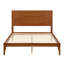 Lit plateforme Mid-Century moderne en bambou, 12 po, support en métal à lattes de bois, sans sommier, facile à assembler-2129288002-2129288005