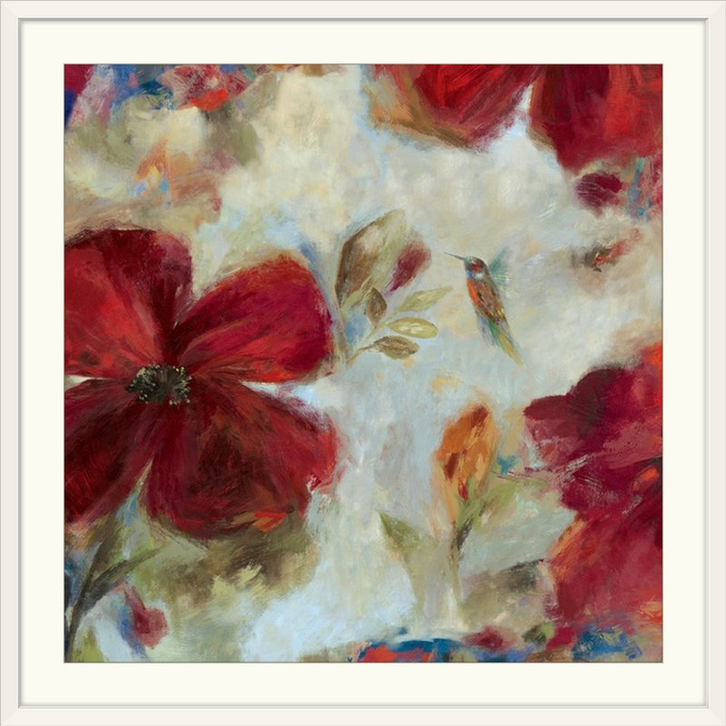 « ii » par asia jensen, reproduction d’art Hummingbird, H 35 po x l 35 po x P 1,5 po, Toile