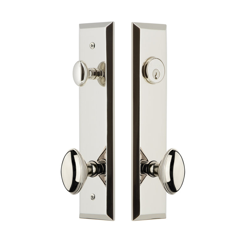 Ensemble d'entrée complet Fifth Avenue, Nickel poli, 2,375 po