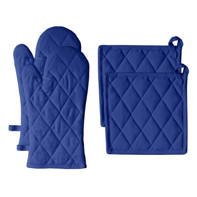 Red Barrel Studio® Bay Point Cotton Potholder & Oven Mitt Set