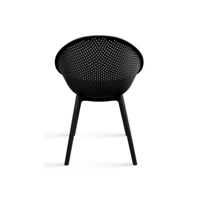 Celis Chesson Modern Contemporary Classic Molded Plastic Dining Chair With Oval Bowl Chair Egg Indoor Outdoor Patio Armless Melino Papasan Club Acapul by George Oliver