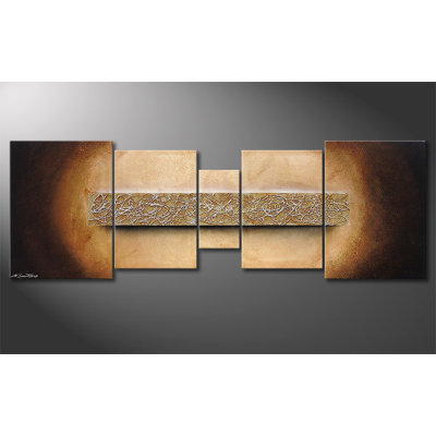 5 Piece No Frame Painting on Canvas