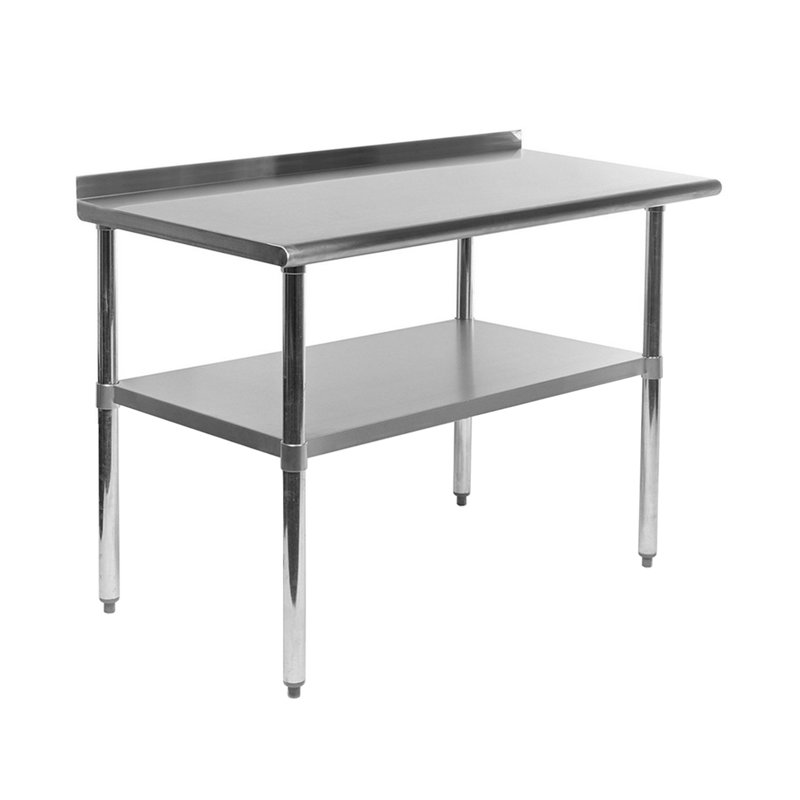 Stainless Steel Top Workbench, 36.5" H x 36" W x 18" D