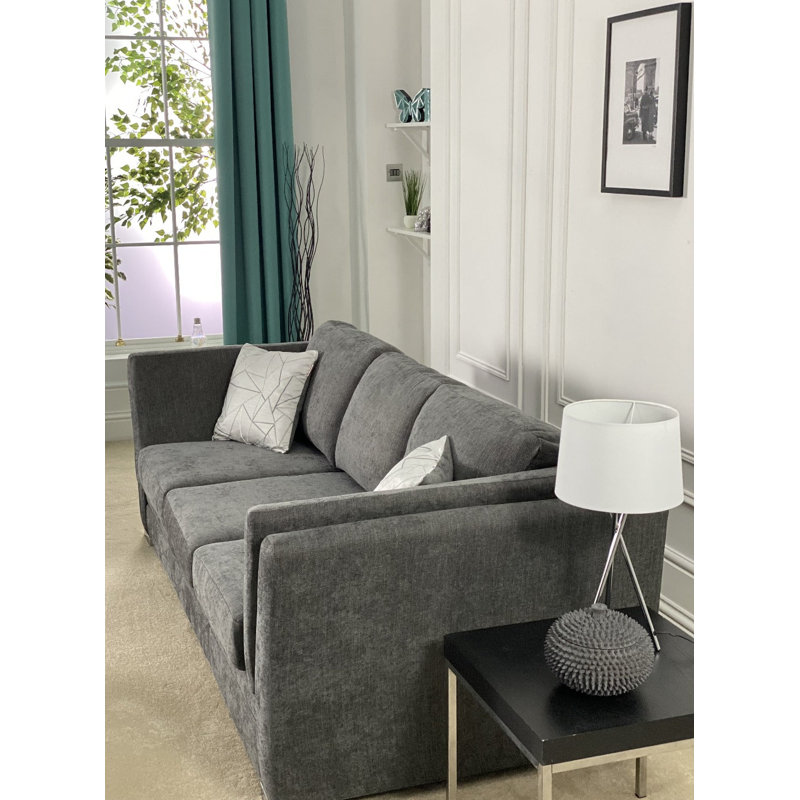 Charlotte 7 Seater Sofa & Chaise, Light Grey