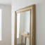 Miroir de plancher 32 po x 70 po pleine longueur - Cadre en bois d'ingénierie, élégant et durable