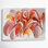 «Lyrical Abstraction», art mural sur toile grise