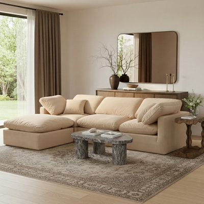Canapé modulaire en L 4 pièces Itala