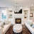 8-Light Tiered Gold K9 Crystal Chandelier