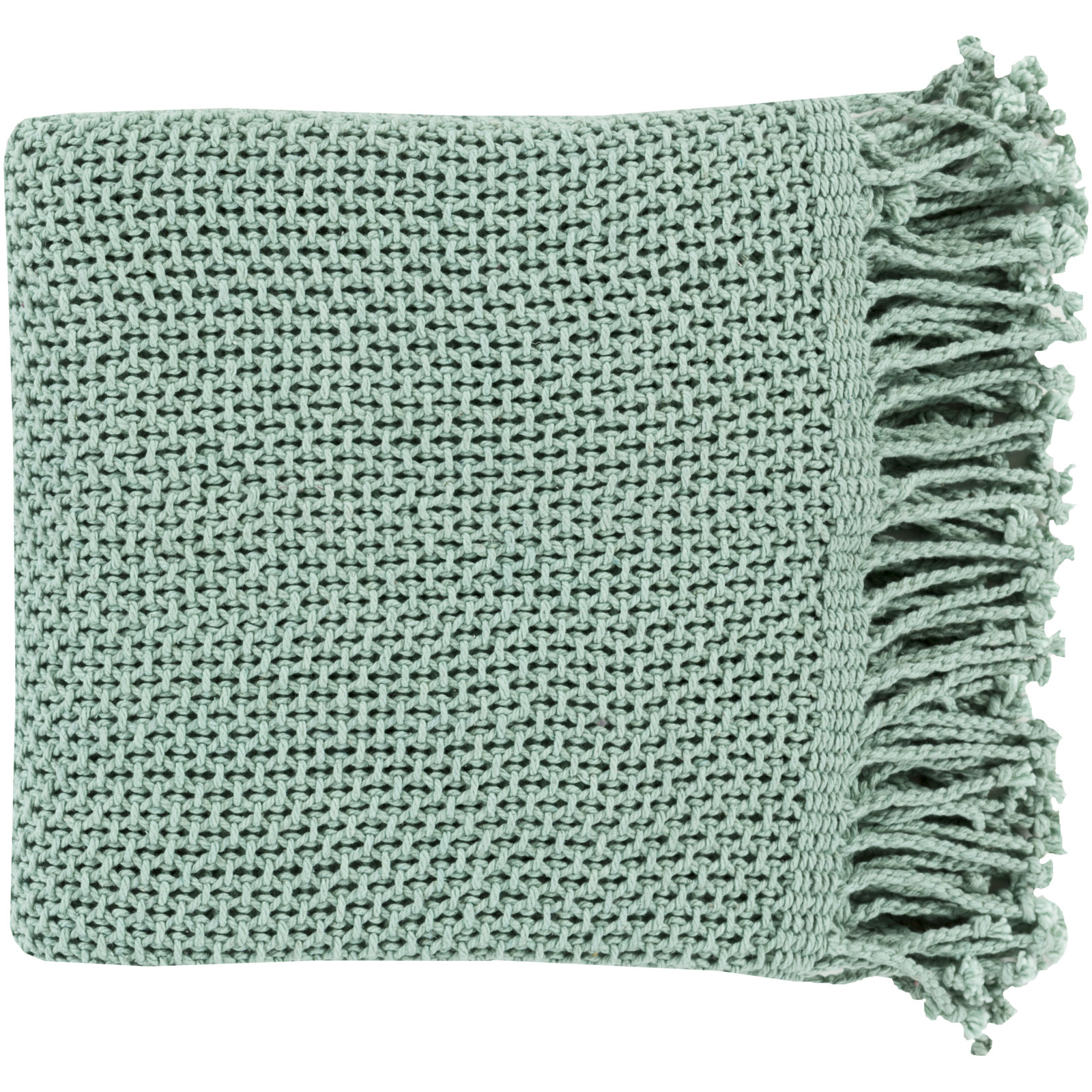 Duien Cotton Heated Throw Blanket, Teal