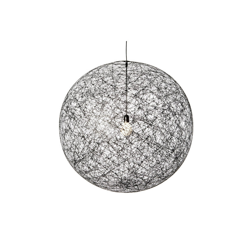 Random II 1 - Light Pendant, Large, 4 meters, Black