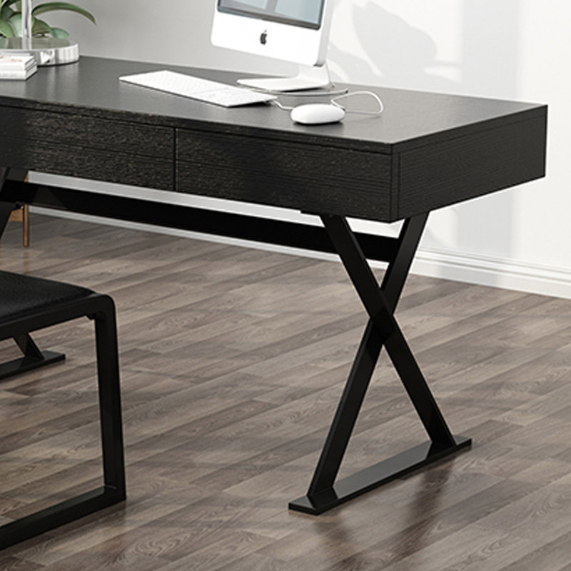 Bureau d'étude de style simple, H 30,71 po x l 62,99 po x P 23,62 po