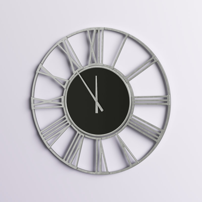 Horloge murale Romsey, Grand, Argent
