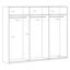 Temar 6 Door Manufactured Wood Wardrobe