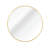 Metal Round Bathroom Mirror (Gold)-41233279