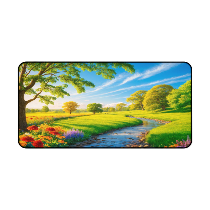 Polyester Desk Pad, 14.4x12.1