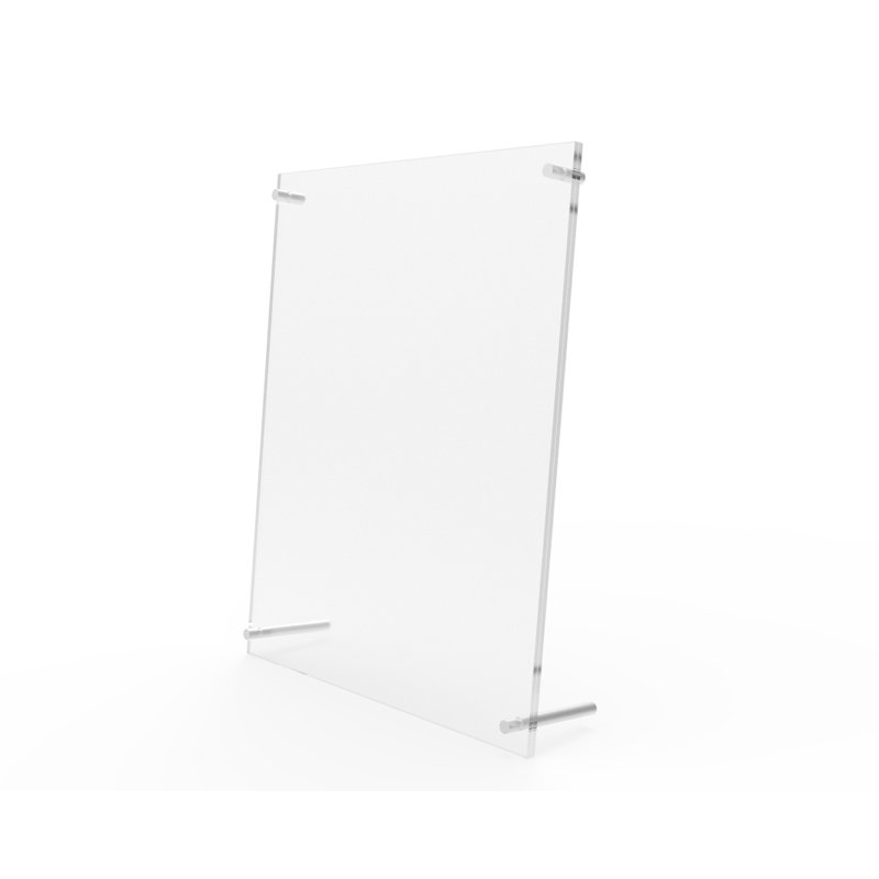 Cadre photo en acrylique 8 po x 10 po avec support photo